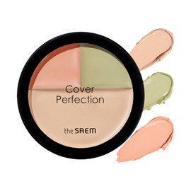 The Same 1120 Cover Perfection Triple Foundation Balm 1.5 Natural Beige with Dual Brush