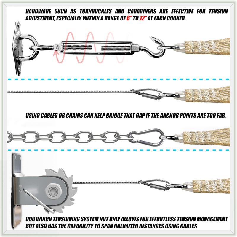 ColourTree CTAPR1020 Custom Size 6' x 10' Brown Sun Shade