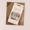 Short Press on Nails Square Solid Color Fake Nails with