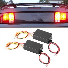 Sequential Turn Signal Module, 2pcs Universal 3-Step Sequential Dynamic Flash Tail Light 21W Simultaneously Control Module(12V DC)