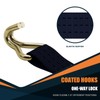 SALUINOKI 1.5 inch Ratchet Straps Heavy Duty 8 Pack 1-1/2