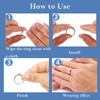 NUDFSY Ring Size Adjuster for Loose Rings, 14Pcs Invisible Ring