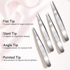 Tweezers and Nail Clipper Set with Case for Men Women,