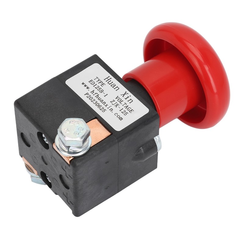 Emergency Push Button Switch DC80V Reliable Emergency Stop Switch Replacement