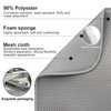 FULL BE DARE 2-Pack Light Gray Dish Drying Mats 17”