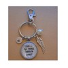 Philippians 4:13 scripture initial keychain