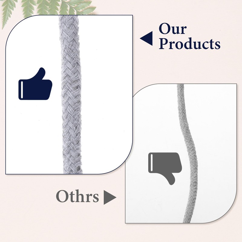 LIQWEI 8 Pcs Drawstring Cord 48 Inches Replacement, Hoodie String