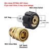 Garden Hose Quick Connector Set 3/8in 3/4in American Garden Hose