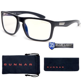 Gaming Gl | Blue Light Blocking Gl | Intercept/Indigo by Gunnar | 35% Blue Light Protection, 100% UV Light, Anti-Reflective To Protect & Reduce Eye Strain & Dryness
