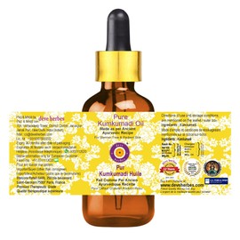 dève herbes Pure Kumkumadi Oil with Glass Dropper 10ml (0.33 oz)