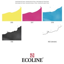 ECOLINE Brushpen X5 Primary Cb