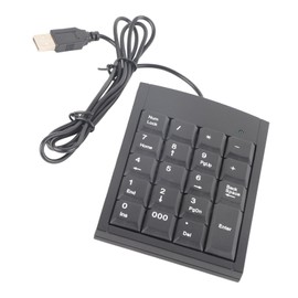 TICFOX USB-Ziffernblock,19-Tasten-Mini-Tastatur für Desktop-Rechner,Laptops,Nummernblock für Buchhalter