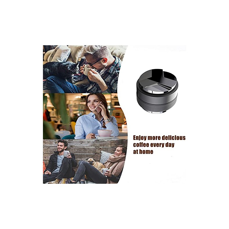 Freefish Coffee Tamper Espresso Tamper Dual Head Stainless Steel Coffee