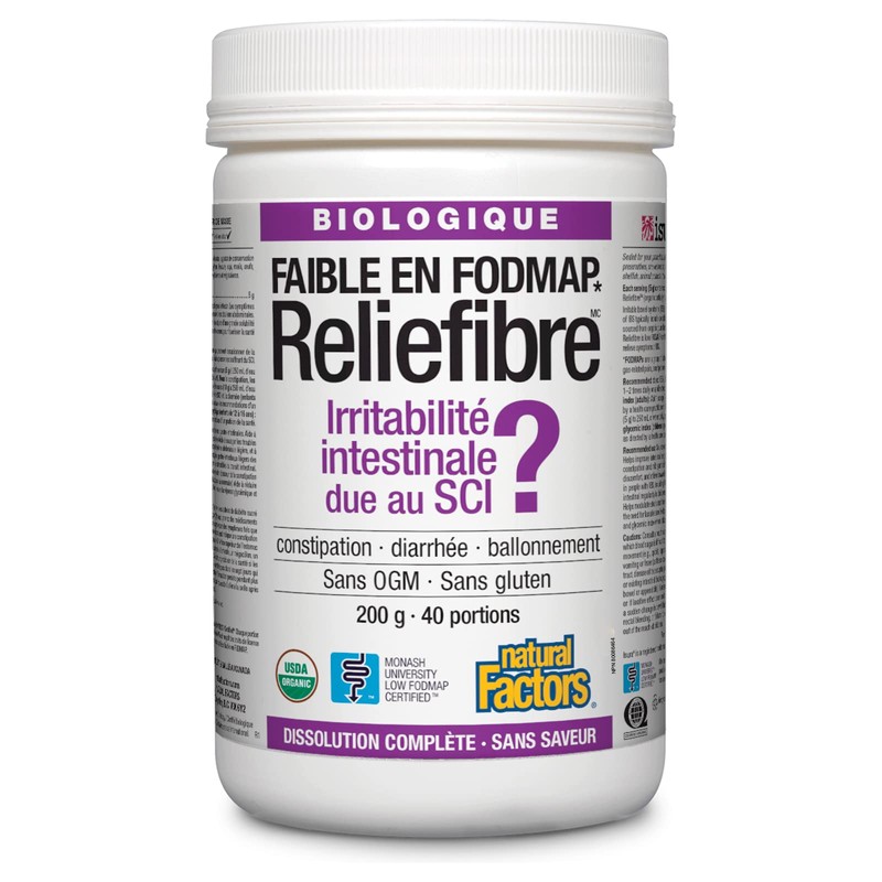 Natural Factors - Reliefibre 200 g - 40 Servings, Unflavoured