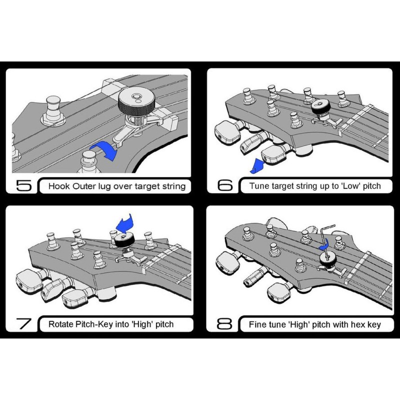Pitch-Key Pitch Key PK-01 Preset Alternative Tunings for Guitar/Change Tuning