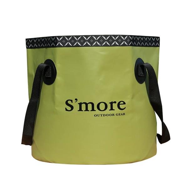 S'more Bucket, Foldable, 2.3 gal (9 L), 6.6 gal (20 L), Portable, Foldable, Large Capacity, Picnic, Waterproof, Storage, Compact, Camping, Fishing, Outdoors, Sports, Stylish, Cute, Car, Car Wash