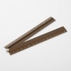 Midori 42287006 Aluminum Multi Ruler, 11.8 inches (30 cm), Brown