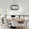 Lanhall 8 Black Light Farmhouse Chandelier Dining Room Light Fixture