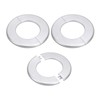 PATIKIL Wall Split Flange 3.07"/78mm, 3Pcs ABS Round Self-Adhesive Escutcheon