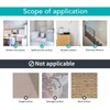 12pcs Tile Wall Sticker Thickened PVC Self Adhesive Waterproof Retro