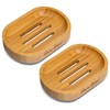 Pack Jabonera Ecológica De Bambú 2 Piezas Bam Boo! Lifestyle
