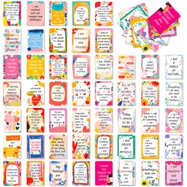 Motivational Encouragement Cards 50Pcs Daily Positive Affirmation Cards Small Mini Inspirational Lunch Box Notes for Colleagues Classmates Family and Friend