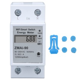 Single Phase Energy Meter WiFi Metering Switch Electric Meter APP Remote Control Electricity Monitor 110‑230V