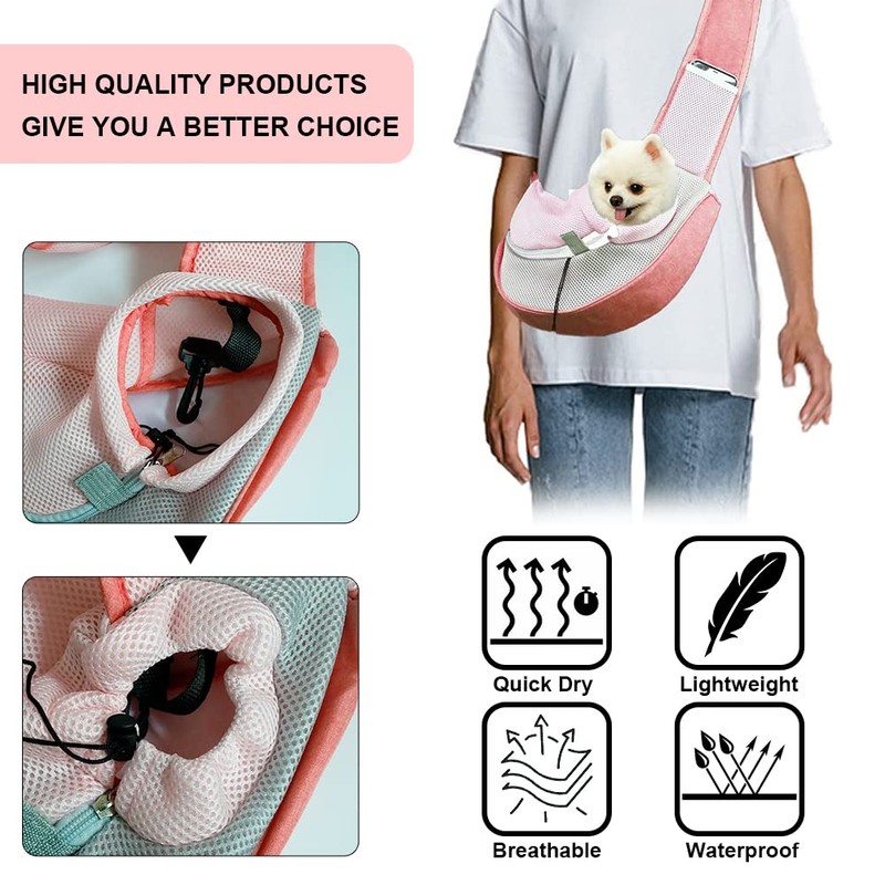 FEimaX Pet Dog Sling Carrier Puppy Pet Slings Bag for