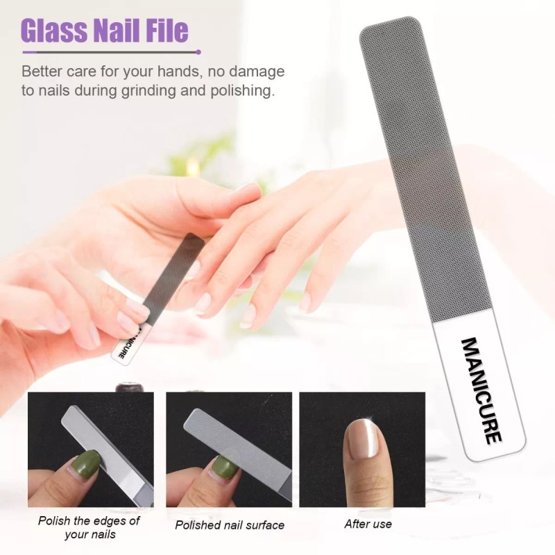 Leipple Kit Corta Uñas 16pz Acero Inoxidable Manicure Pedicure Aseo