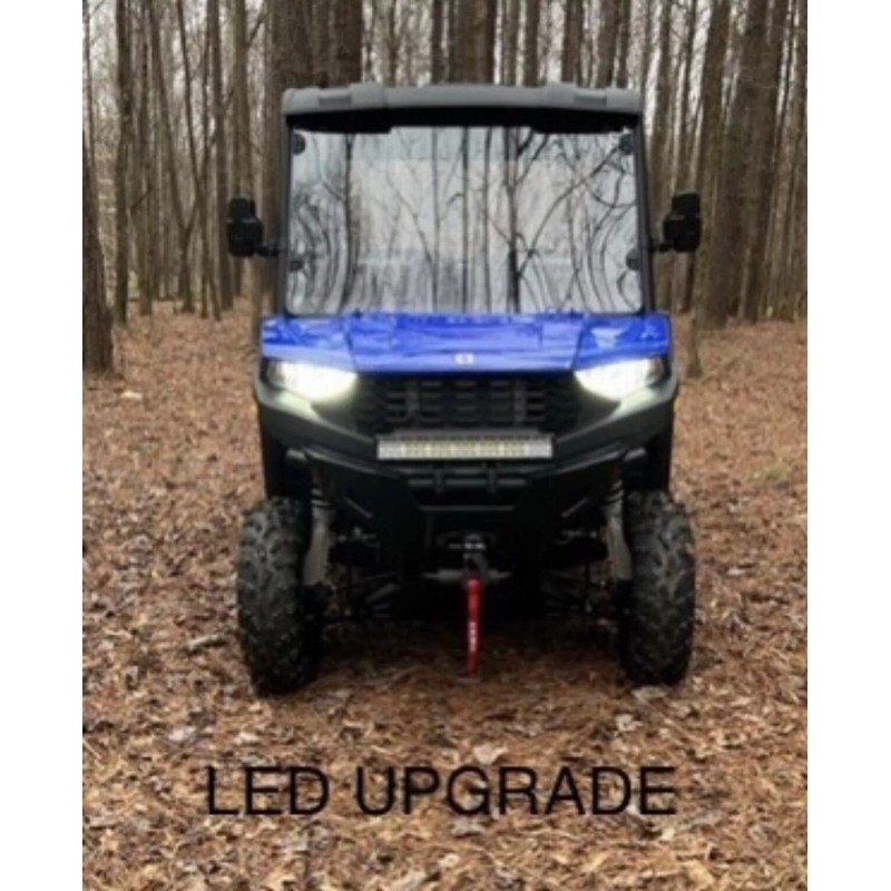 Aftermarket 2011 polaris Ranger Crew 800 LED HEADLIGHT Conversion KIT