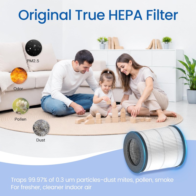Genuine CHIVALZ MR2588 Air Purifier Replacement Filter, 1 Pack, Original