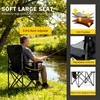 FAIR WIND Oversized Fully Padded Camping Chair for Heavy People