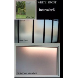 Intersolar® White Frost Privacy window film Made in usa   36 inch x 5 ft intersolar films