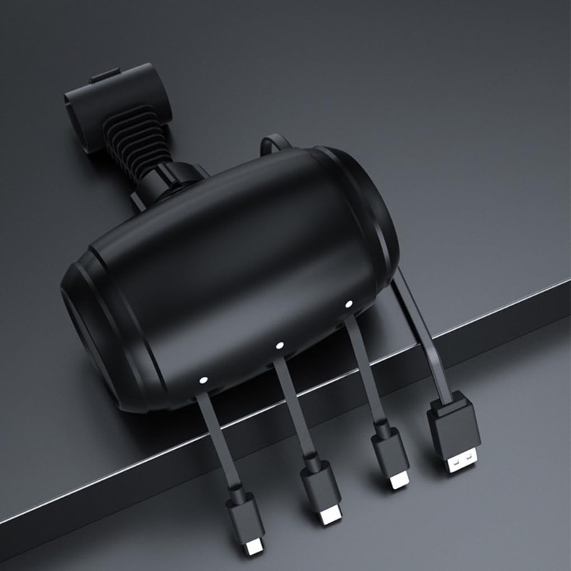 AIXXCUVQ Stylish Car Headrest Rear Seat Three-in-One Charging Station Three