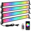 MEIKEE 42W Wall Washer Lights, RGBCW Smart APP Waterproof Outdoor