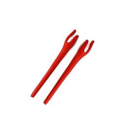 SAUCER Replacement Rubber Earsocks Temple Sleeve Rubber Kit for Oakley Radar EV Advancer OO9442 | Radar EV Path OO9208 | Radar EV Pitch OO9211 Sunglass - Red + Red