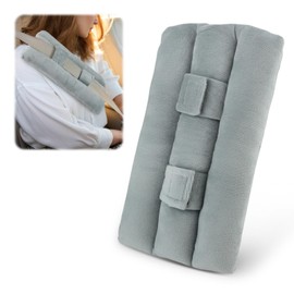 UIHRLM Adjustable Seat Belt Mastectomy Pillow, Lightweight Post Surgery Recovery Support Cushion Pad for Hysterectomy Heart C-Section Chest Protect while Driving, Sitting & Sleeping Relief