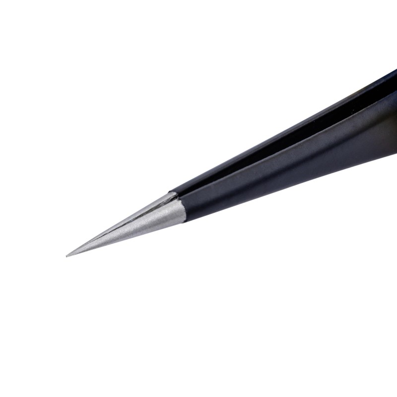 Scotle Tweezers ESD Anti-Static Coated 140 mm Long Straight Tip,