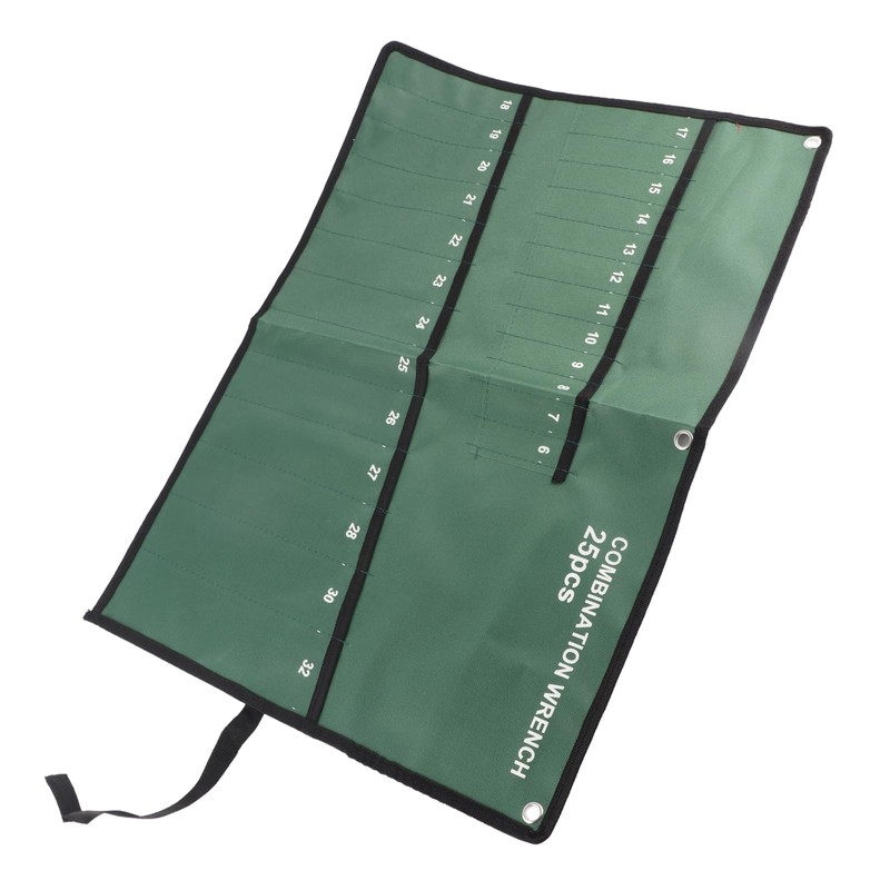 Canvas Wrench Set Bag, Wrench Tool Roll Up Pouch, Multi