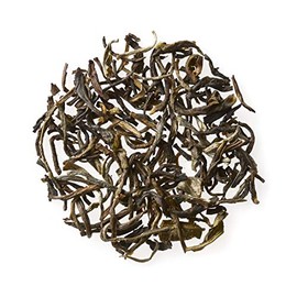 Golden Moon Tea Organic Vanilla Jasmine Blended Jasmine and Black Tea - Loose Leaf, Non-GMO - 1 Ounce