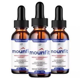 Mounfit (3 Pack) Mounfit Drops Healthy Formula – Moun fit Liquid All Natural Healthy...