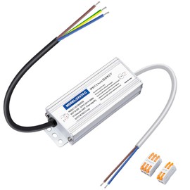 Karyoosi Waterproof IP67 24V Power Supply 24W 1A, LED Driver 110V AC to 24V DC Converter, Ideal for Indoor and Outdoor, Marine, and Industrial LED Lighting Applications