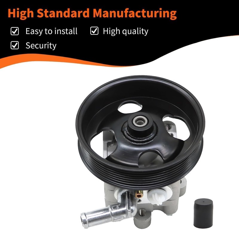 Aspaton 491109N00A Power Steering Pump with Pulley Compatible with 2008-2012
