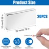Pack of 20 Neodymium Magnets Rectangular, 20 x 10 x