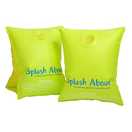 Splash About Plain Armbands, 6-12 Years, Yellow