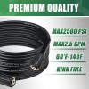 COYARDOR Pressure Washer Hose 25ft Kink Resistant Power Washing Replacement
