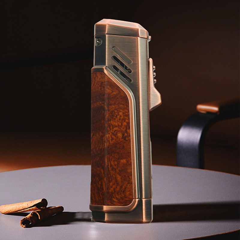 OLDENDO Torch Lighter Triple Jet Flame Cigar Lighter with Gas
