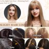 S-noilite Hair Toppers for Women with Bangs Topper with Bangs