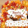 152 Pcs Thanksgiving Fall Balloons Arch Garland Kit Disposable Maple