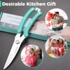 HAUSHOF Kitchen Shears for Food Stainless Steel Sharp Kitchen Scissors